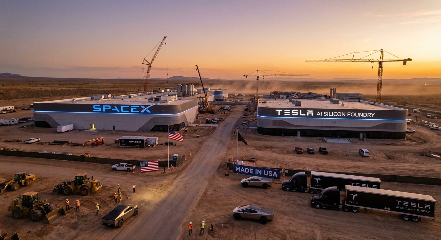 La era de las Gigafactories de IA: Por qué SpaceX y Tesla tienen razón en invertir en chips propios